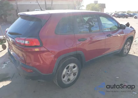 2014 Jeep Cherokee Sport z USA, uszkodzony, nr VIN 1C4PJLAB3EW314548